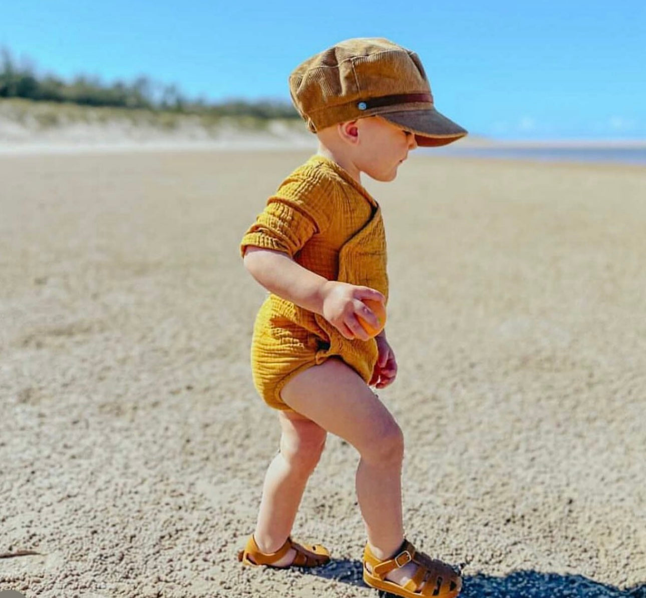 Mustard Jelly Sandal