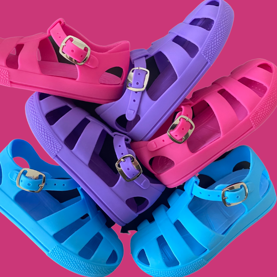 Disco Lilac Jelly Sandal