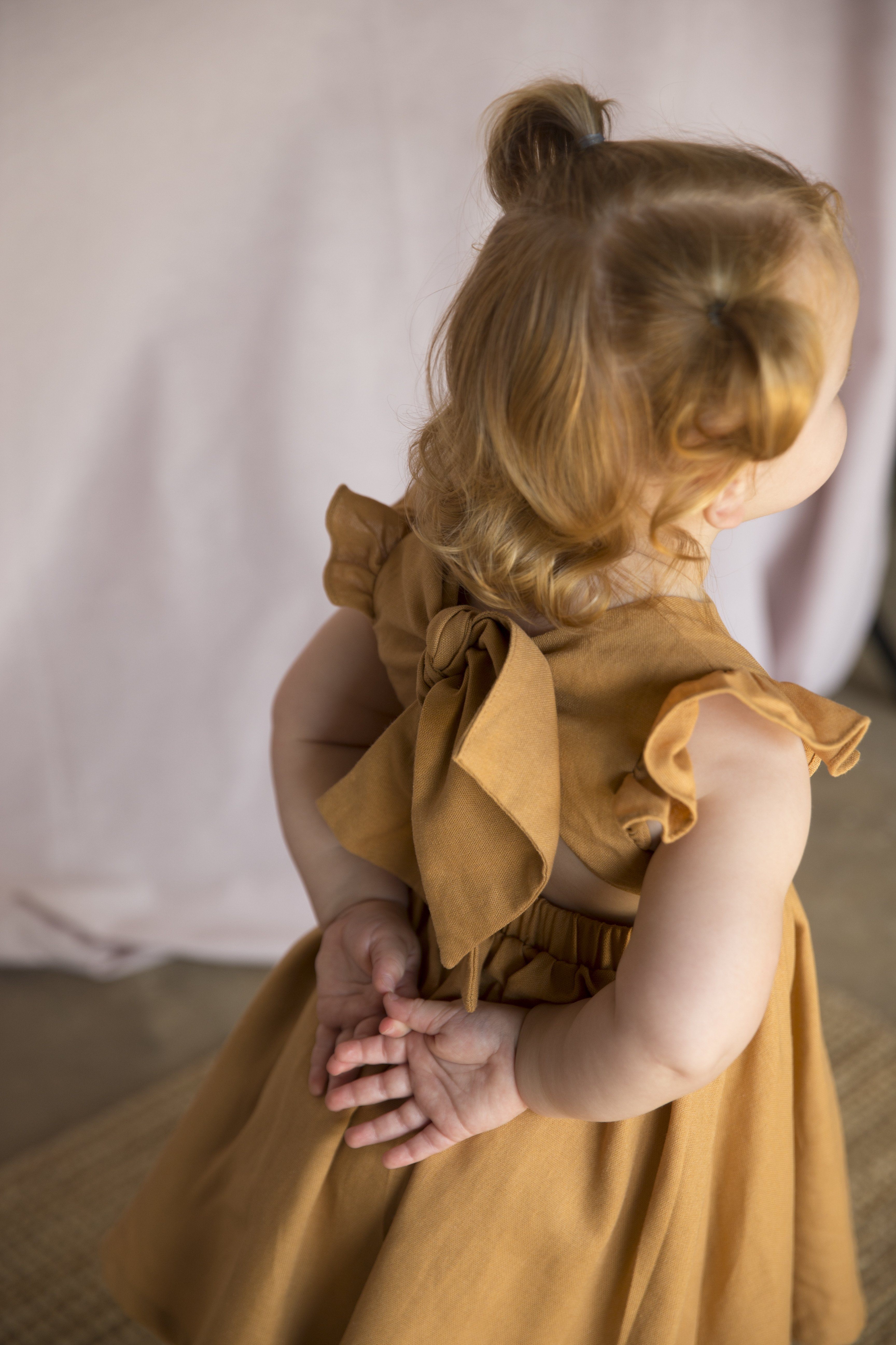 Summer Frill Dress, Plum, Rustic Red, Khaki, Forest Green, Dusty Coral & Mustard