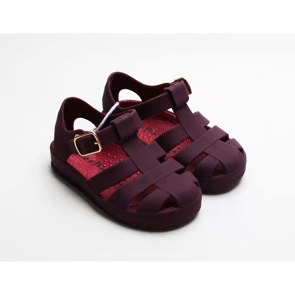 Plum Jelly Sandal