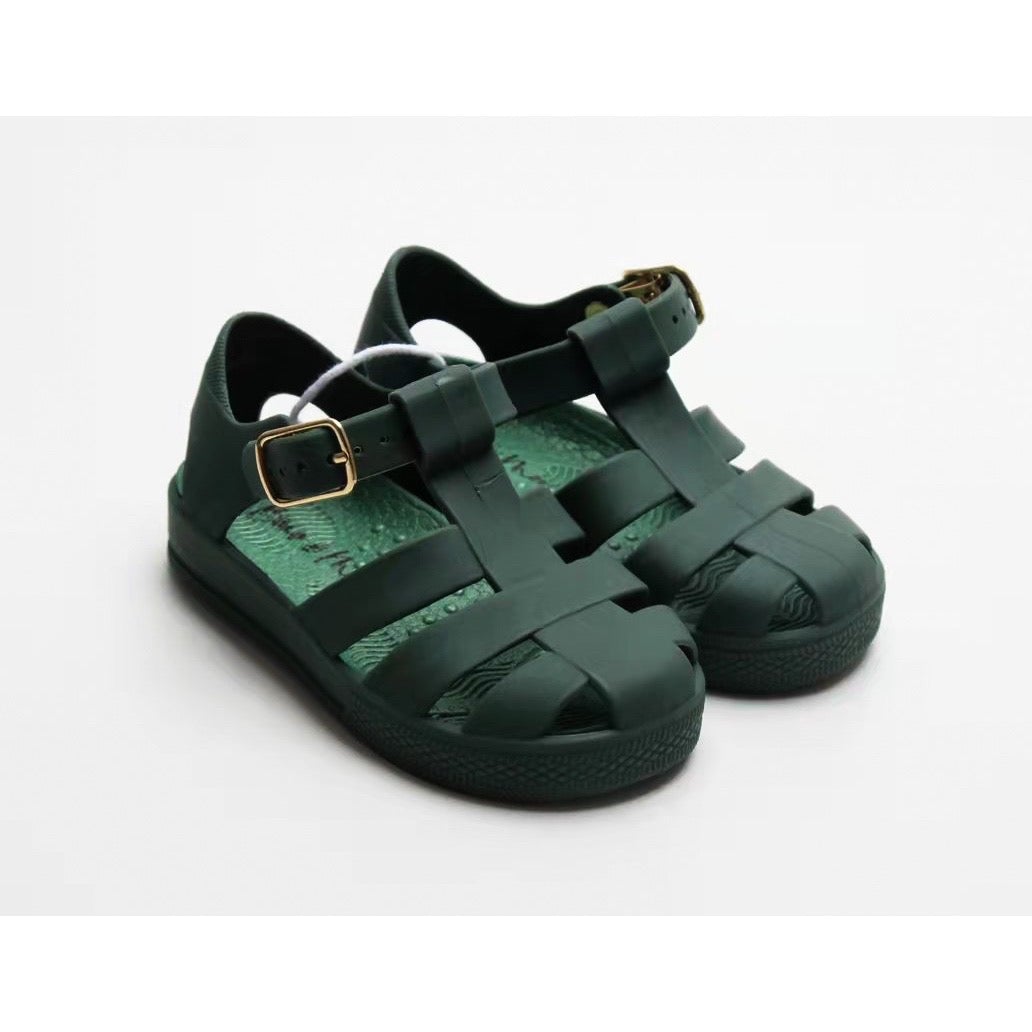 Gem Green Jelly Sandal