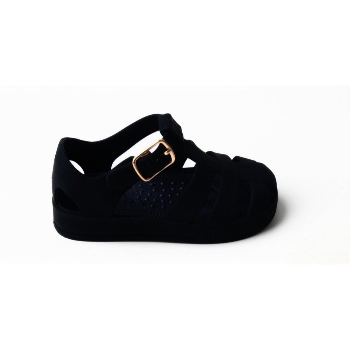 Black Jelly Welly Sandals